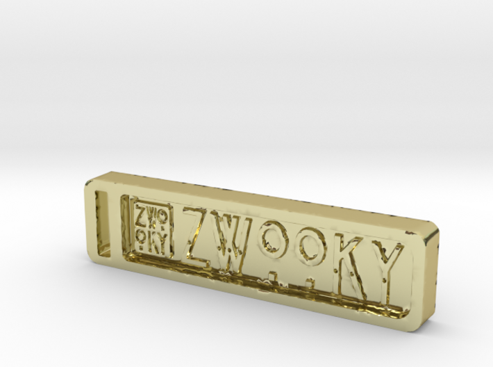 ZWOOKY Keyring 12 rounded 6cm 6mm 3d printed