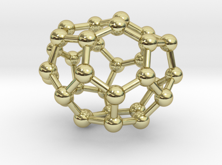 0010 Fullerene c32-1 c2 3d printed