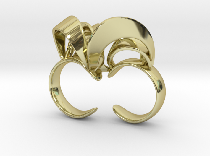 Ribbon Double Ring 6/7 3d printed
