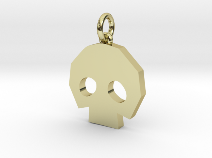 Gold Skulltula token pendant 3d printed