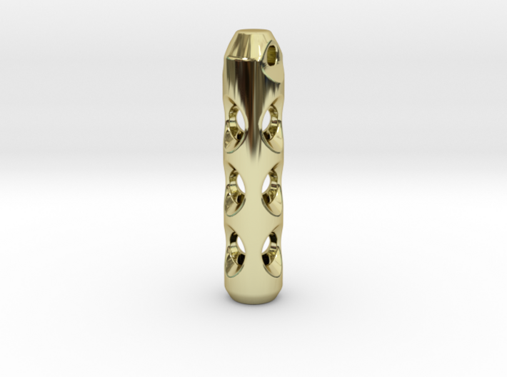 Tritium Lantern 2C (Silver/Brass/Plastic) 3d printed