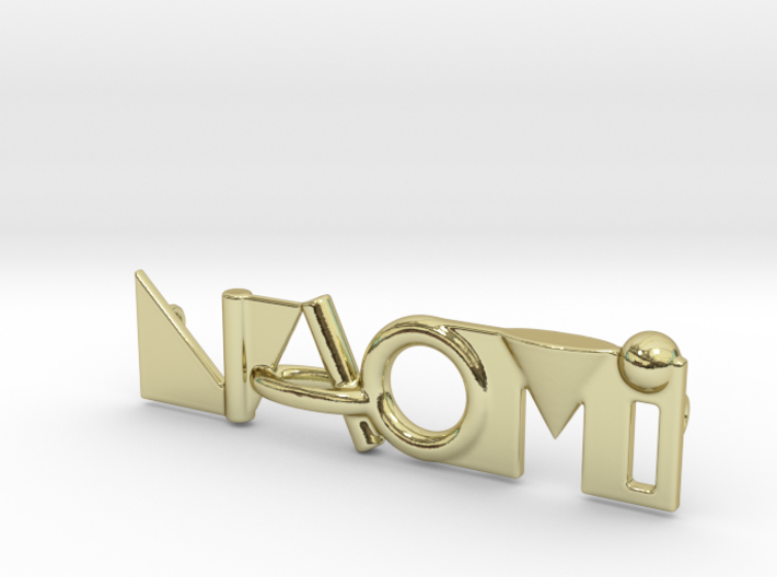 Naomi - Name Pendant 43mm 3d printed