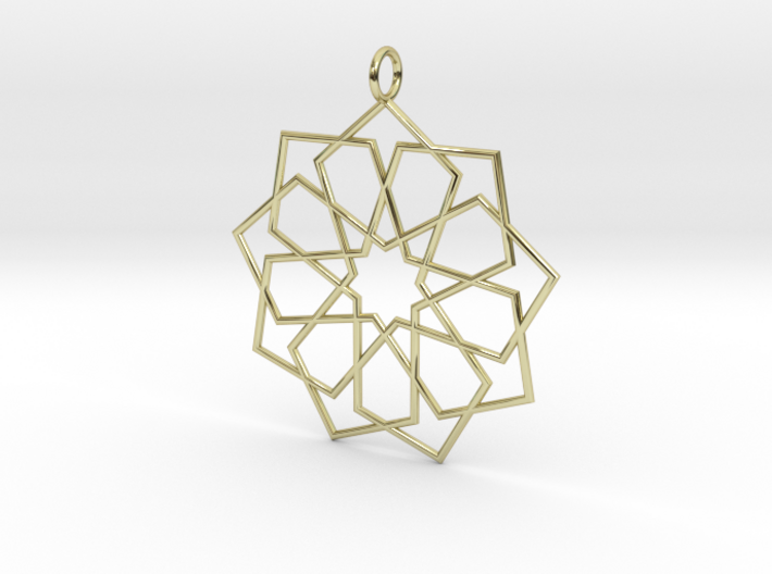 eastern ornament rounded 3d printed