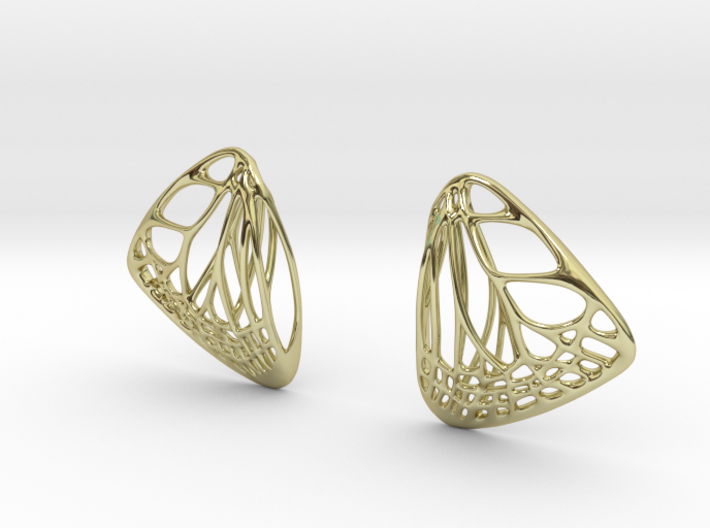 Butterfly Earrings (S) Plastic 3d printed