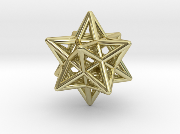 Stellated Dodecahedron Pendant 3d printed