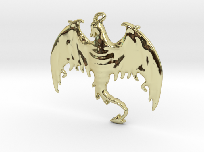 Dragon-Pendant 3d printed