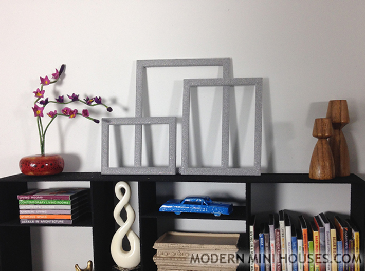 3-piece Modern Frame Collection 1:12 scale 3d printed