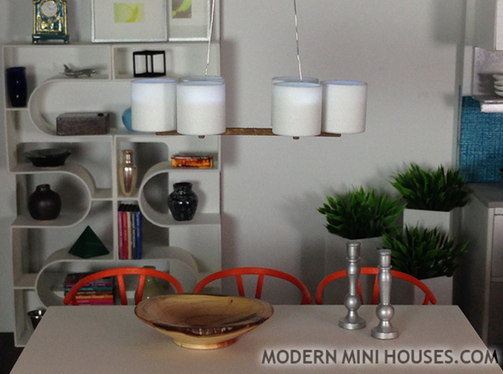 Pendant 6 - 1:12 scale modern hanging pendant lamp 3d printed