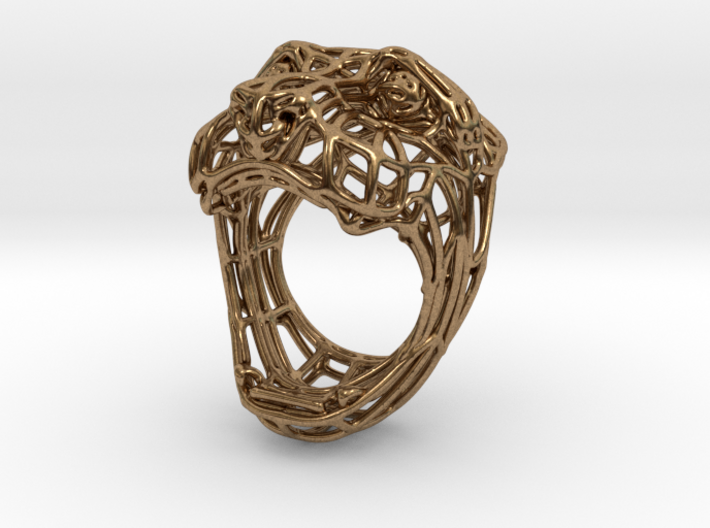 Lion Ring Bottle Opener Size 7 3d printed