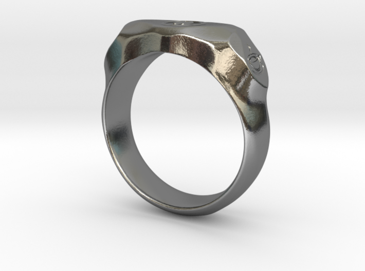 UK m size &quot;Pause&quot; ring, first edition. 3d printed