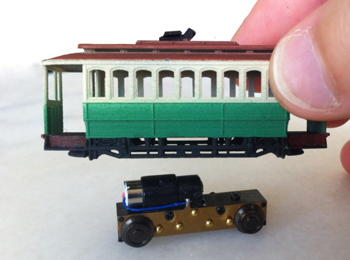 Sydney C Class Tram N Scale 1:148 3d printed 