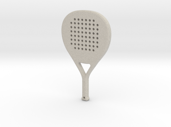 Paddle Racket Keychain 3d printed