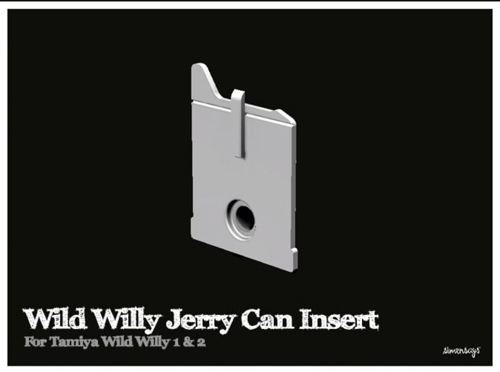 Simensays Wild Willy Jerry Can Insert 3d printed