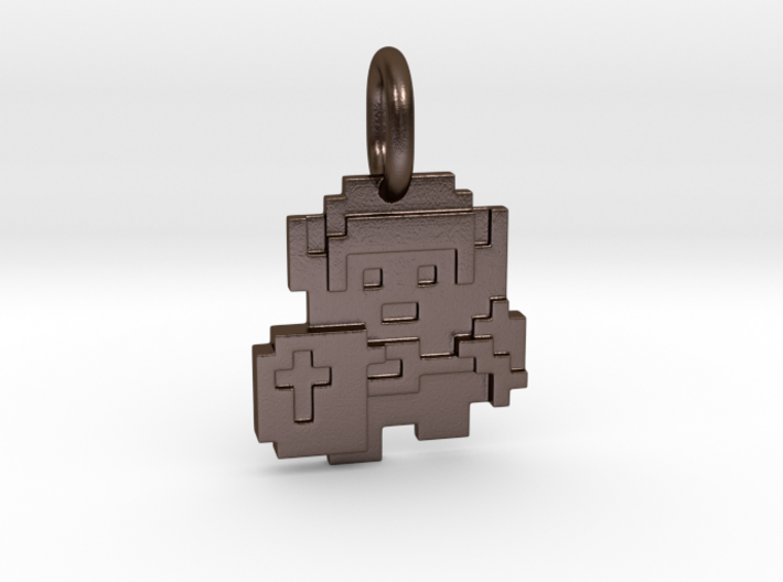 8-Bit Zelda Pendant 3d printed 