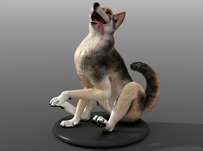 Silly Wolf 3d printed Example 1