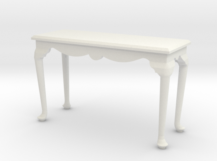 1:24 Fancy Queen Anne Console Table, Large 3d printed 