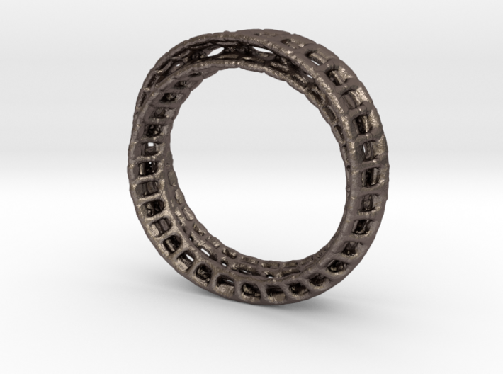 Twisted Bond Ring Size14 (23mm) 3d printed