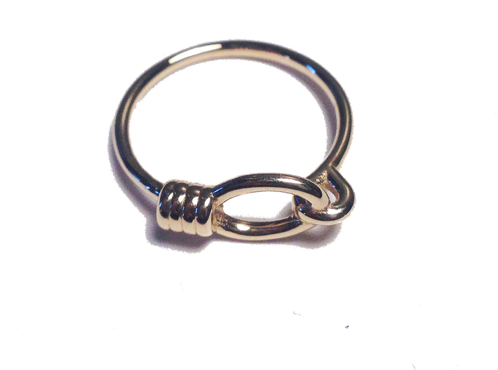 Rope Chain Ring - Sz. 5 3d printed