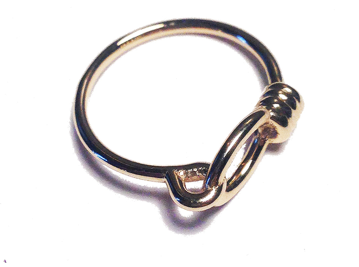 Rope Chain Ring - Sz. 5 3d printed