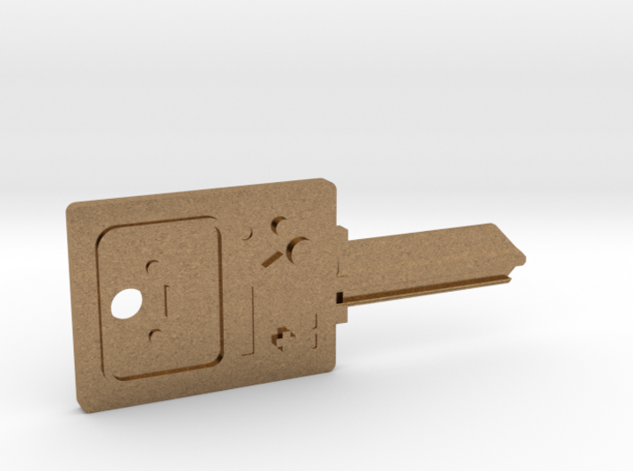 BMO House Key Blank - KW1/66 3d printed