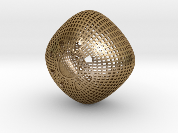 Chandelier (round wireframe) 3d printed