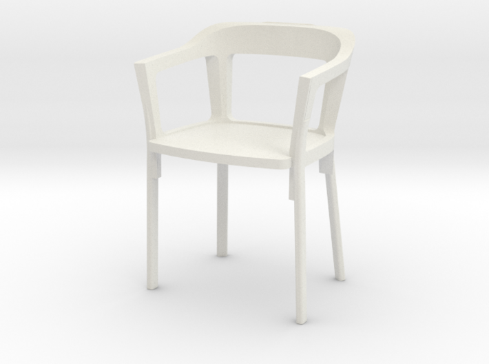 1:24 Steelwood Chair 3d printed 