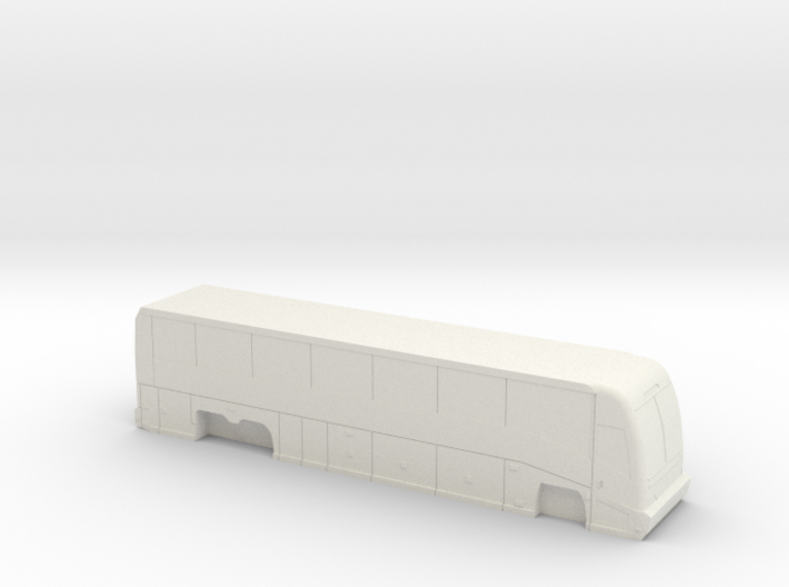 ho scale mci j4500 coach (solid) 3d printed