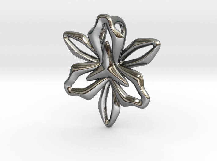 Lily Pendant 3d printed 
