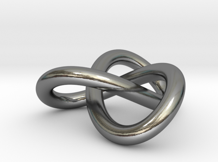 Trefoil Knot Pendant (2cm) 3d printed