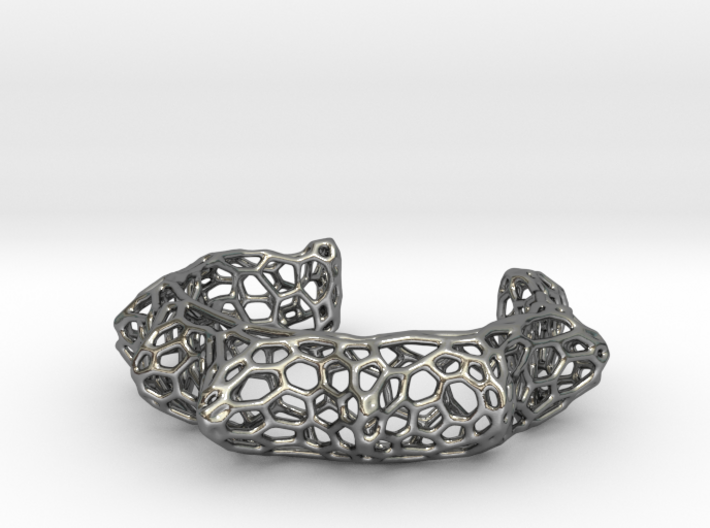 Bracelet Voronoi 3d printed 