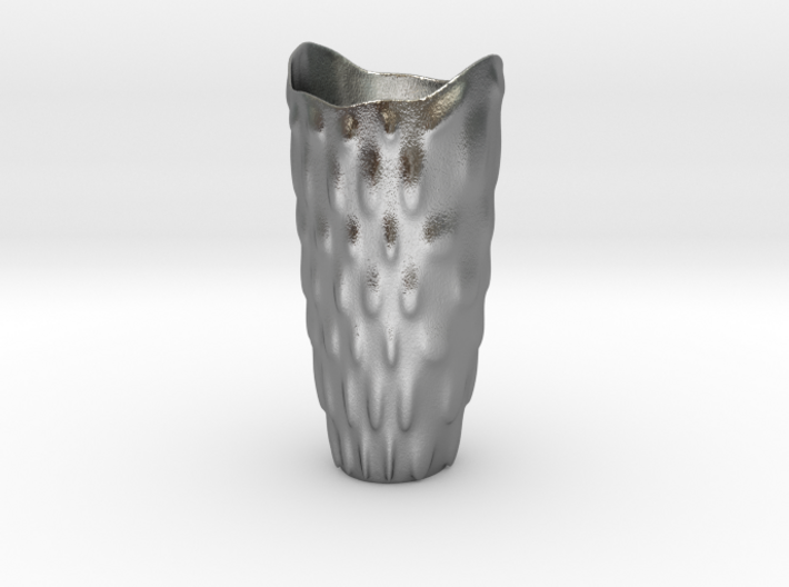Thin Vase 'Bubbles' - 10cm / 3.95&quot; 3d printed