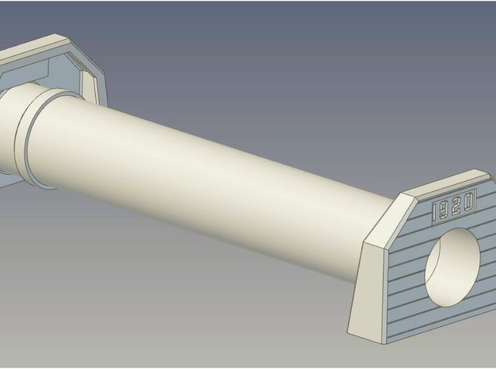 PEIR/ CNR HO Scale Concrete Single Culvert 3d printed 