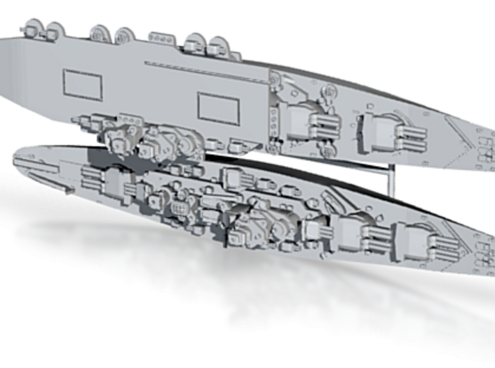 1/2400 MN BB Alsace + BBCV JeanBart 3d printed