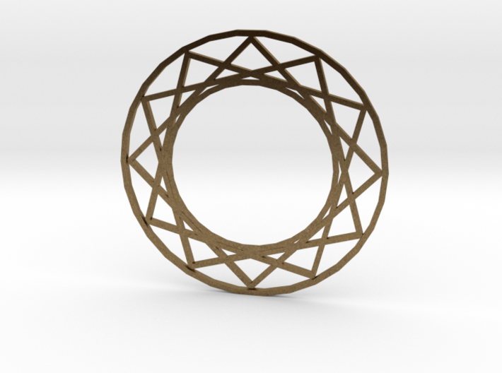Magic Circle Necklace 3d printed