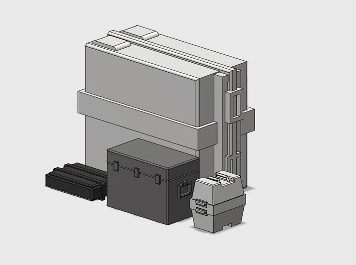 YT1300 DEAGO HALL BITS 3 3d printed Set of Falcon hall bits for the DeAgo kit, render.