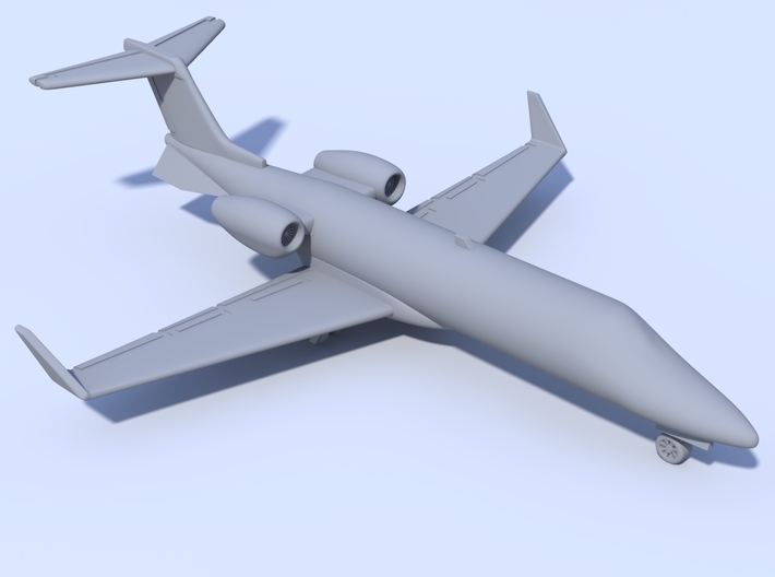 1:500 - Learjet_45 [Sprue] 3d printed