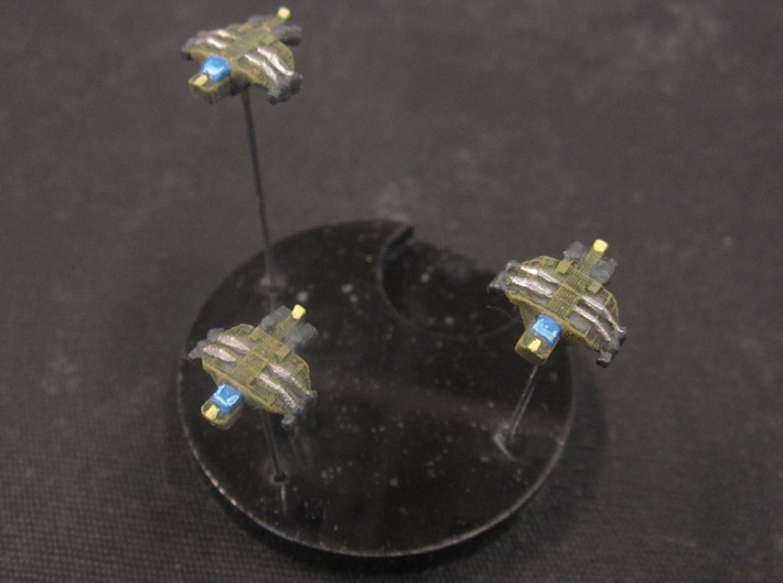 6 Human Alliance Assault Craft 3d printed painted and assembled