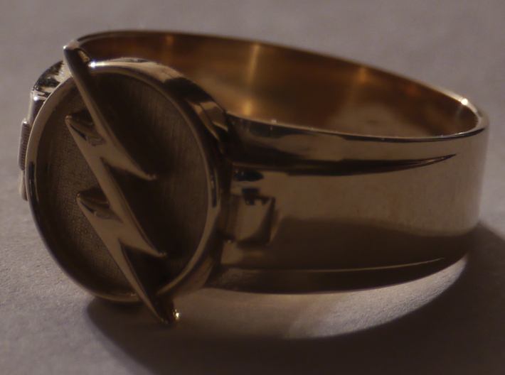 Reverse Flash Ring Size 9 19mm  3d printed 
