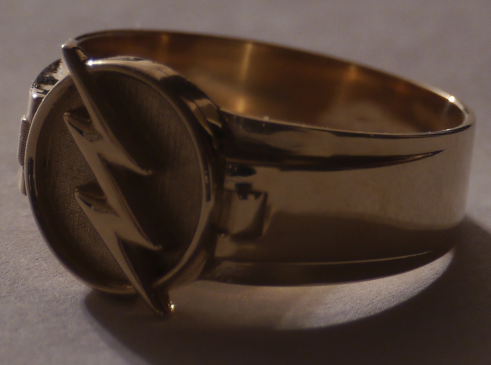 Reverse Flash Ring Size 9 19mm 3d printed