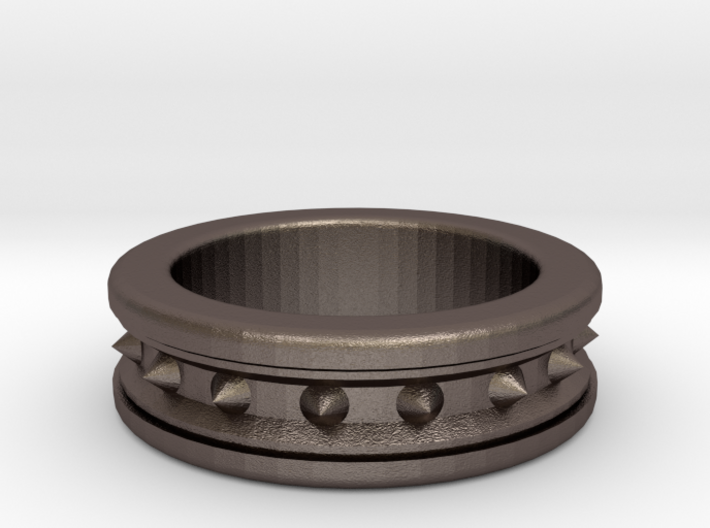 Spike Ring 3d printed
