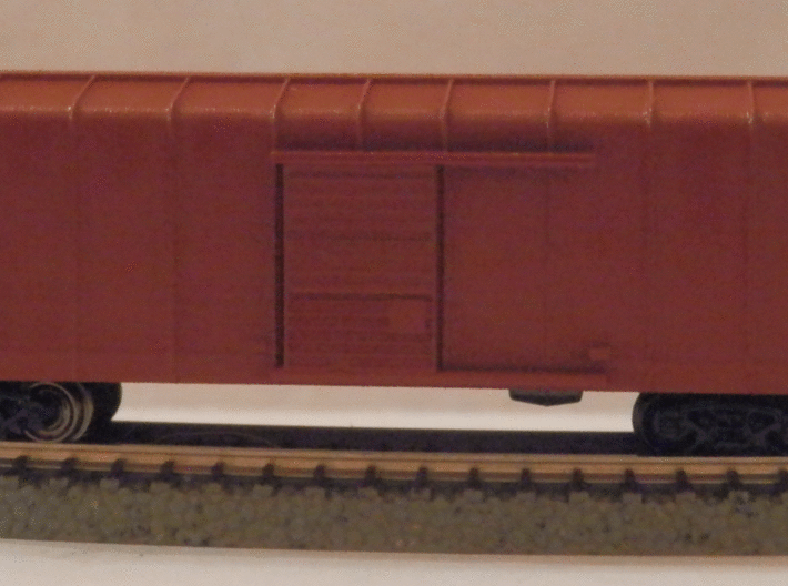 Z Scale B&amp;O Boxcar 3d printed
