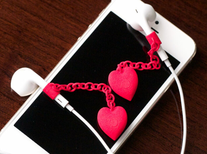 Earpod Earrings | Hearts ♡  3d printed 