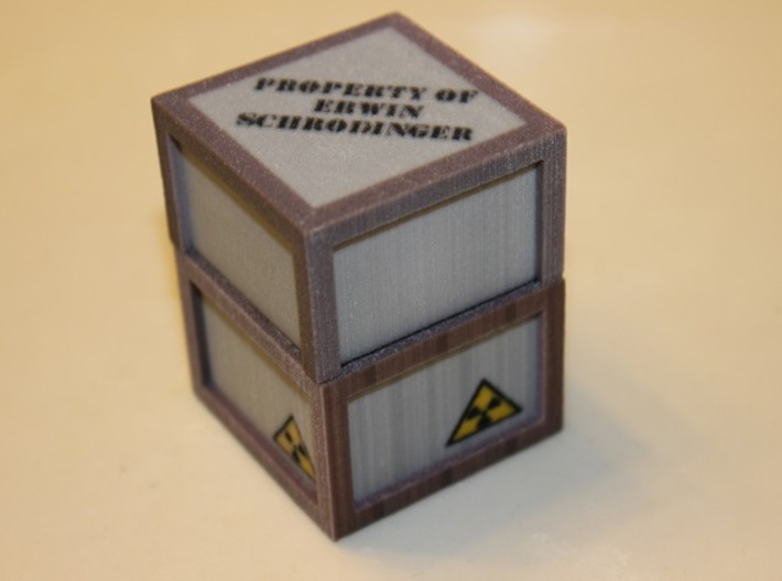 Schrödinger's Box 3d printed Box (Cat Sold Separately)