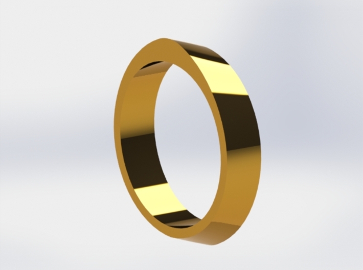 Distorted ring 3d printed