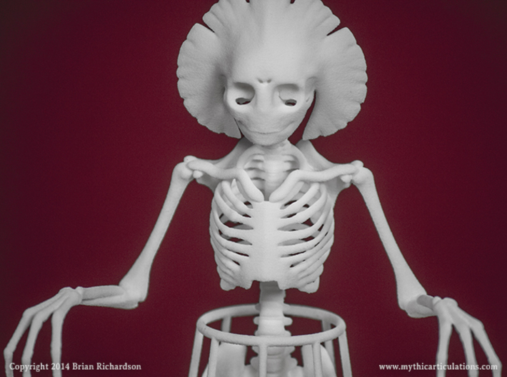 Flatwoods Monster Skeleton 3d printed 