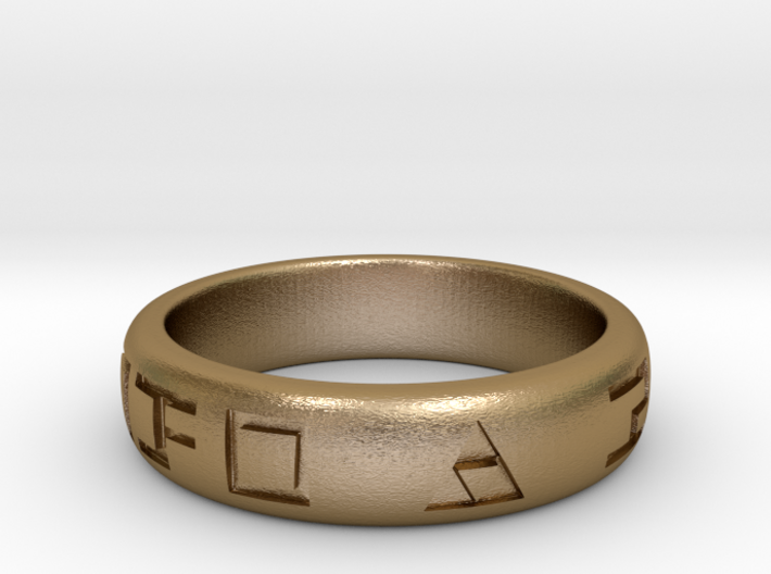 Hylian Hero's Band - 6mm Band - Size 11 3d printed