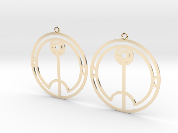 Talia - Earrings - Series 1 3d printed