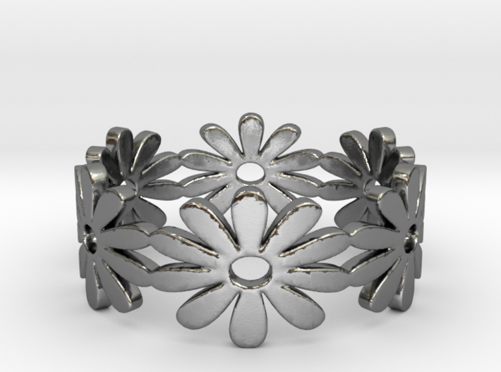 Daisy Ring Size 7.5 3d printed 