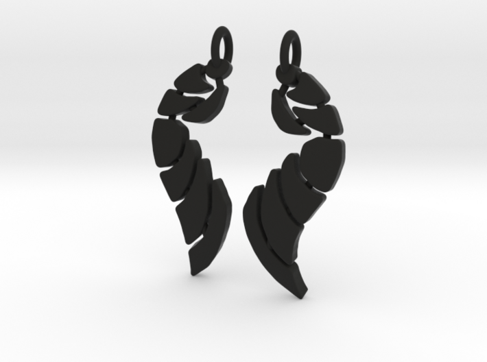 Bones Earrings Set 3d printed 