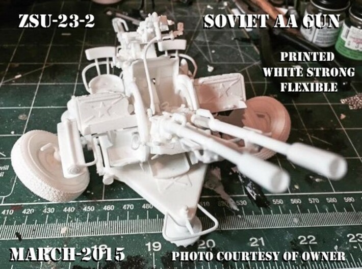 1/16 Soviet ZU-23-2 AA Gun 3d printed 